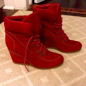 Red boots